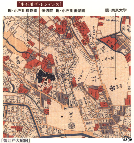 古地図｜小石川ザ・レジデンス
